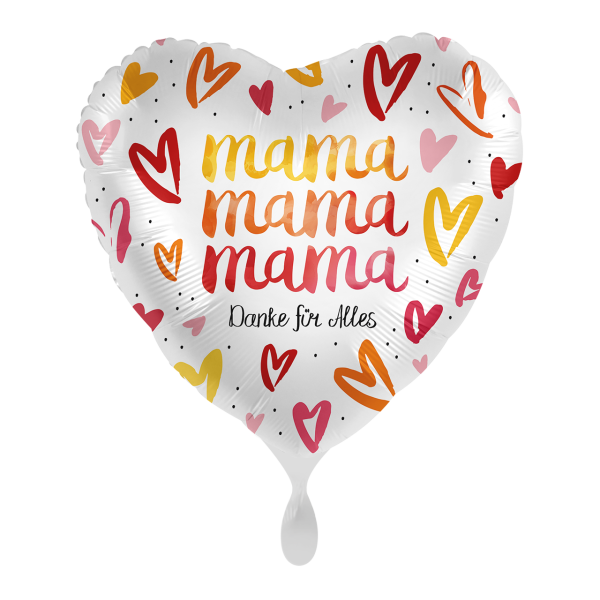 Folienballon Hearts for my Mum