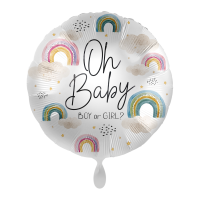 Folienballon Gender Reveal &ndash; Oh Baby