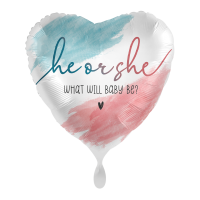 Folienballon Gender Reveal &ndash; what will baby be