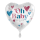 Folienballon Gender Reveal &ndash; Red & Blue Hearts