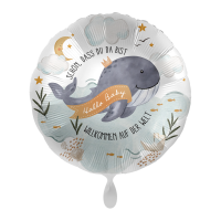 Folienballon Baby Boy &ndash; Wal