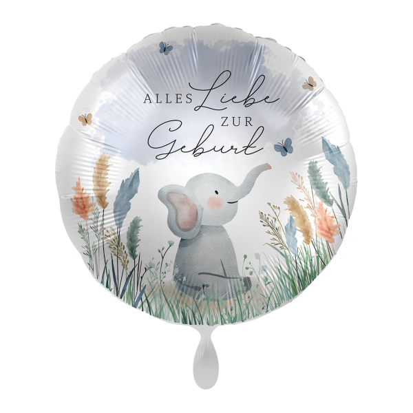 Folienballon Baby Boy &ndash; Liebe zur Geburt