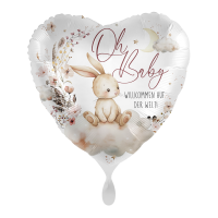Folienballon Baby Girl &ndash; Baby H&auml;schen
