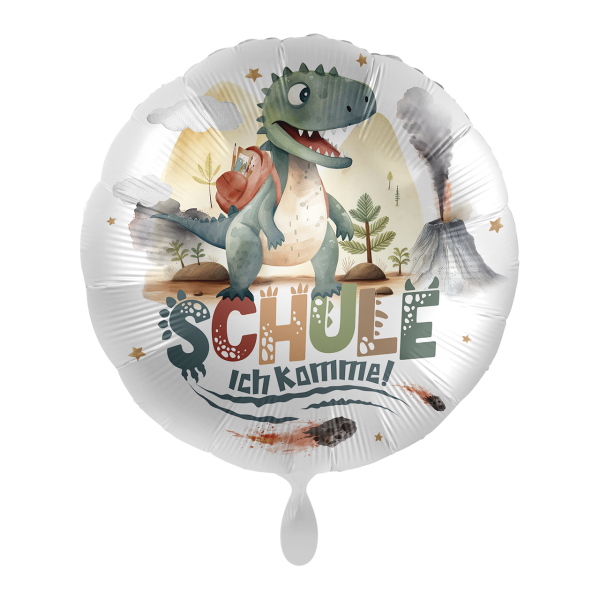Folienballon School – Schule Dino