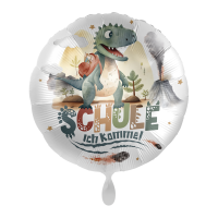 Folienballon School &ndash; Schule Dino