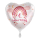 Folienballon Kindergeburtstag Girl &ndash; Herz & Regenbogen