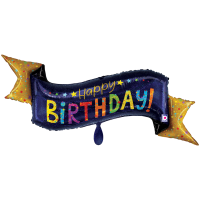 Grabo Folienballon XXL „Happy Birthday“...