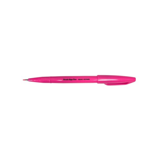 Faserschreiber SignPen Brush Fluorecent Pink
