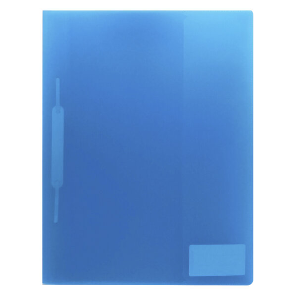 Doppelhefter A4 hellblau Kunststoff