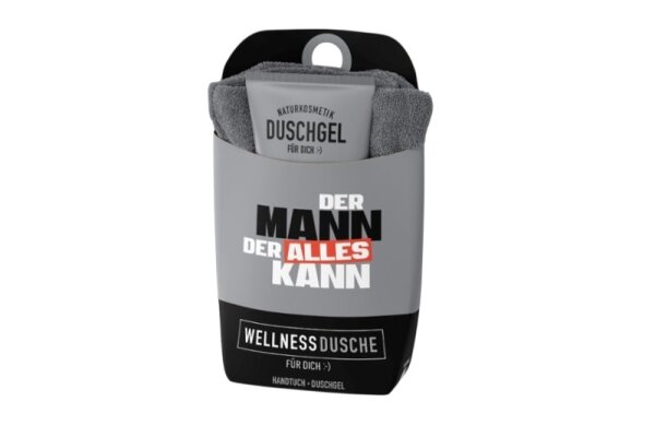Wellnessdusche Mann kann