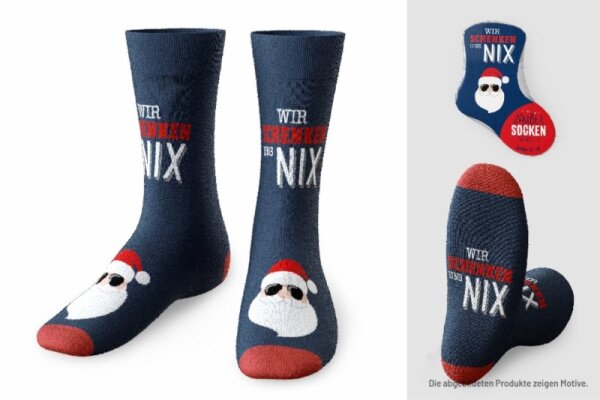 la vida Zaubersocken „Santa“ – Größe 41–46