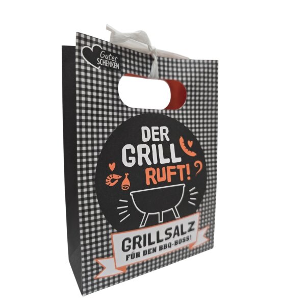 Der Grill ruft! Grillsalz Geschenkset 50 g &ndash; BBQ-Gew&uuml;rzmischung mit Rauchsalz
