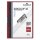 DURABLE DURACLIP Original 30 Klemmmappe DIN A4 Aubergine – bis 30 Blatt – 2200-31