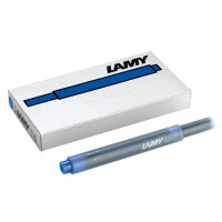 LAMY Tintenpatronen T 10, blau löschbar – 5...