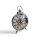 Tischuhr MOVE Antik mit beweglichen Zahnr&auml;dern 46 cm silber