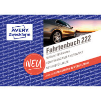 AVERY Zweckform Fahrtenbuch 222 A6 quer – für PKW