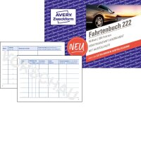 AVERY Zweckform Fahrtenbuch 222 A6 quer – für PKW