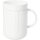 räder Cozy Time Tasse mit Deckel „Glücksmoment“, 300 ml – Weiß