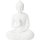 räder Zen Spirit Buddha sitzend Klein, 15 cm – Weiß/Gold