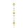räder Kette „Kreise Goldschimmer“ Gold / Weiß / Beige 117 cm