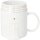 räder Tasse „Haus-Herz“ Weiß / Gold 350 ml