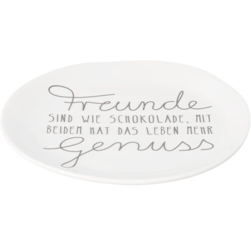 räder Mix & Match Teller klein „Freunde sind wie Schokolade“ 14 cm
