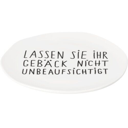 räder Mix & Match Teller klein „Lassen Sie Ihr Gebäck nicht unbeaufsichtigt“ 14 cm