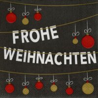 Räder Design Cocktailservietten Weihnachtskugeln...