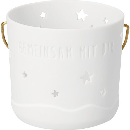 räder Geschenklaterne „Gemeinsam mit dir“ Weiß 6 cm