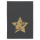 17;30 Geschirrtuch Goldener Stern Grau