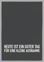 17;30 Geschirrtuch Heute ist ein guter Tag für eine...
