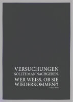 17;30 Geschirrtuch Versuchungen sollte man nachgeben 50...