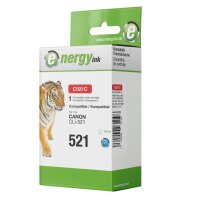 energy ink Tintenpatrone C521C ersetzt Canon CLI-521C...