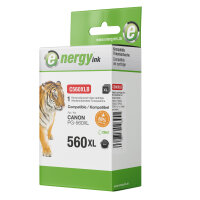 energy ink Tintenpatrone C560XLB ersetzt Canon PG-560XL...