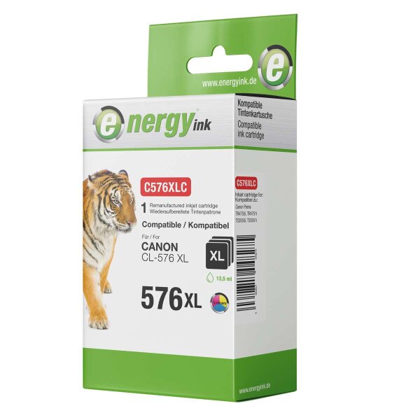 energy ink Tintenpatrone C576XLCL ersetzt Canon CL-576XL Color