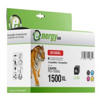 energy ink Multipack CB1500XL ersetzt Canon PGI-1500 XL...