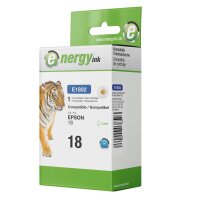 energy ink Tintenpatrone E1802 ersetzt Epson T1802 Cyan...