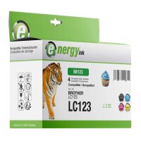 energy ink 4er Multipack EB107 ersetzt Brother LC123...