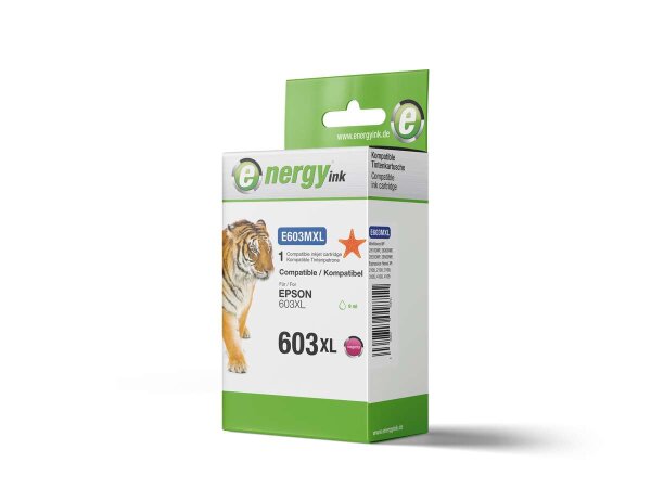 energy ink Tintenpatrone E603MXL ersetzt Epson 603 XL Magenta