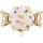 PartyDeco Folienballon Bonbon „Happy Birthday“, 61 × 37 cm