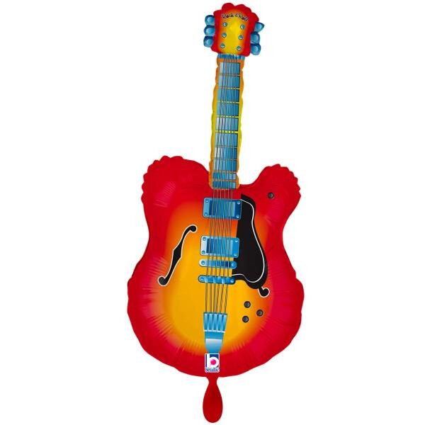 Grabo Folienballon XXL Gitarre, 82 × 64 cm