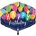 Grabo Folienballon XXL „Happy Birthday“ – Festive Birthday Balloons, 76 cm