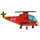 Grabo Folienballon XXL Hubschrauber „Helicopter Red“, 94 × 39 cm