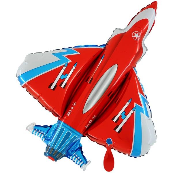Grabo Folienballon XXL Flugzeug „S-105 Starfighter“, 86 × 67 cm