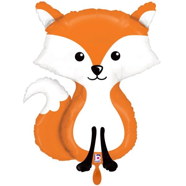 Grabo Folienballon XXL Fuchs „Woodland Fox“, 53 × 70 cm