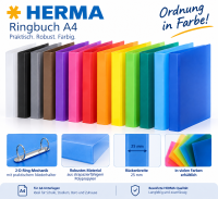 HERMA Ringbuch A4, 2-Ring-Mechanik, 25 mm –...