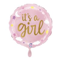 PartyDeco Folienballon Happy Birthday 46 cm – Schwarz/Gold