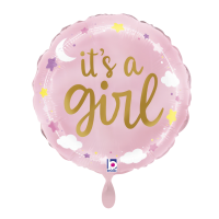 PartyDeco Folienballon Happy Birthday 46 cm – Schwarz/Gold