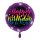 PartyDeco Folienballon Happy Birthday 46 cm – Schwarz/Gold