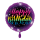 PartyDeco Folienballon Happy Birthday 46 cm – Schwarz/Gold
